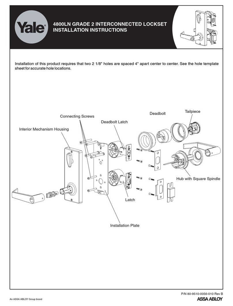 Yale 4800LN User manual