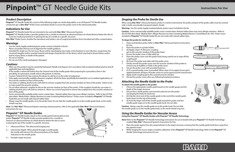 Bard Pinpoint GT User manual