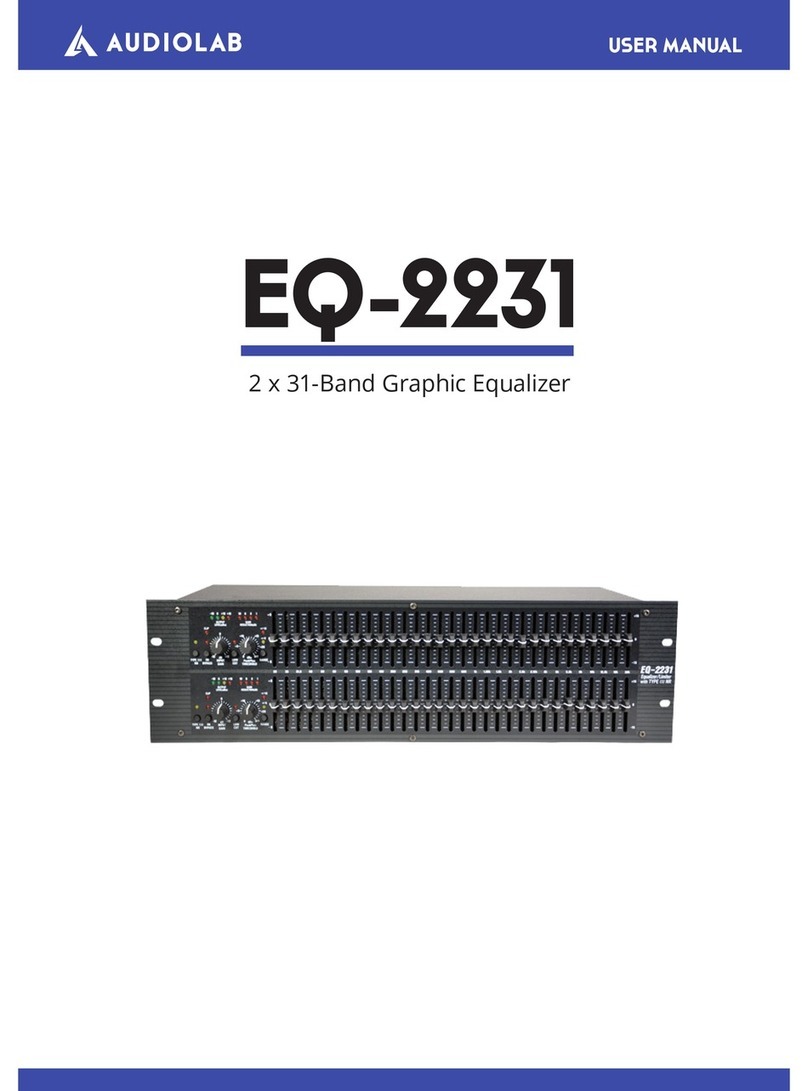Audiolab EQ-2231 user manual