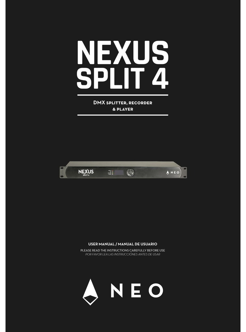 NEO NEXUS SPLIT 4 user manual