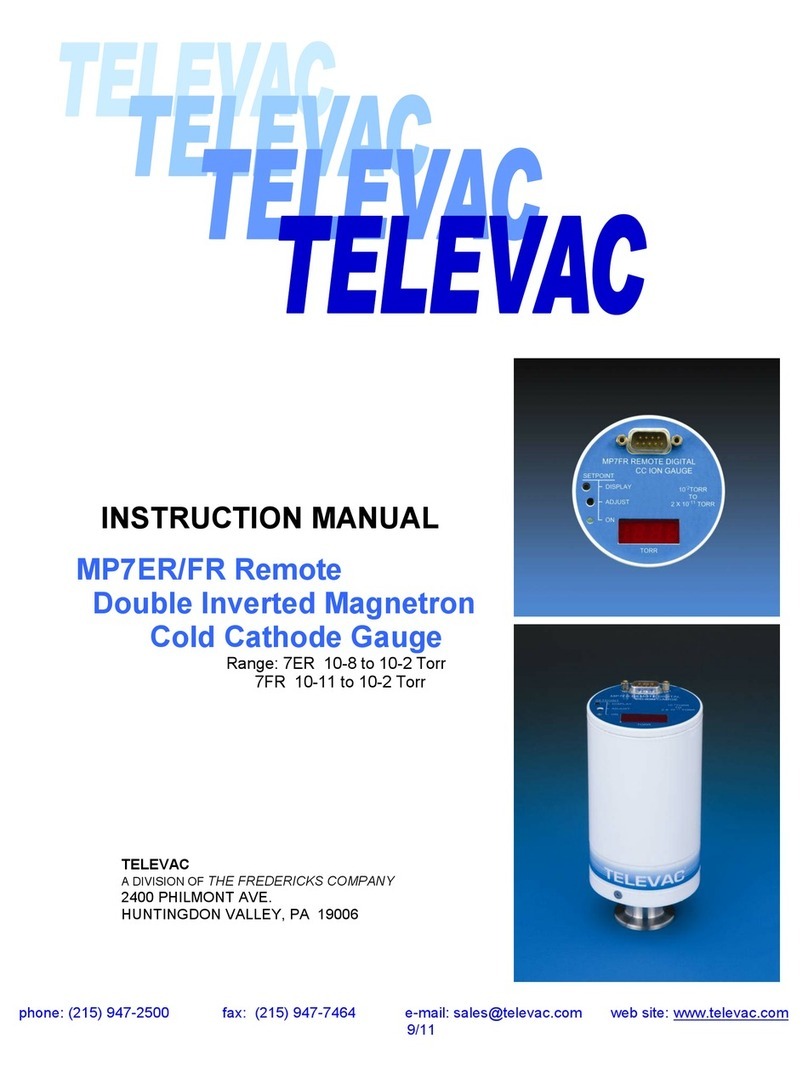 TELEVAC MP7ER User manual