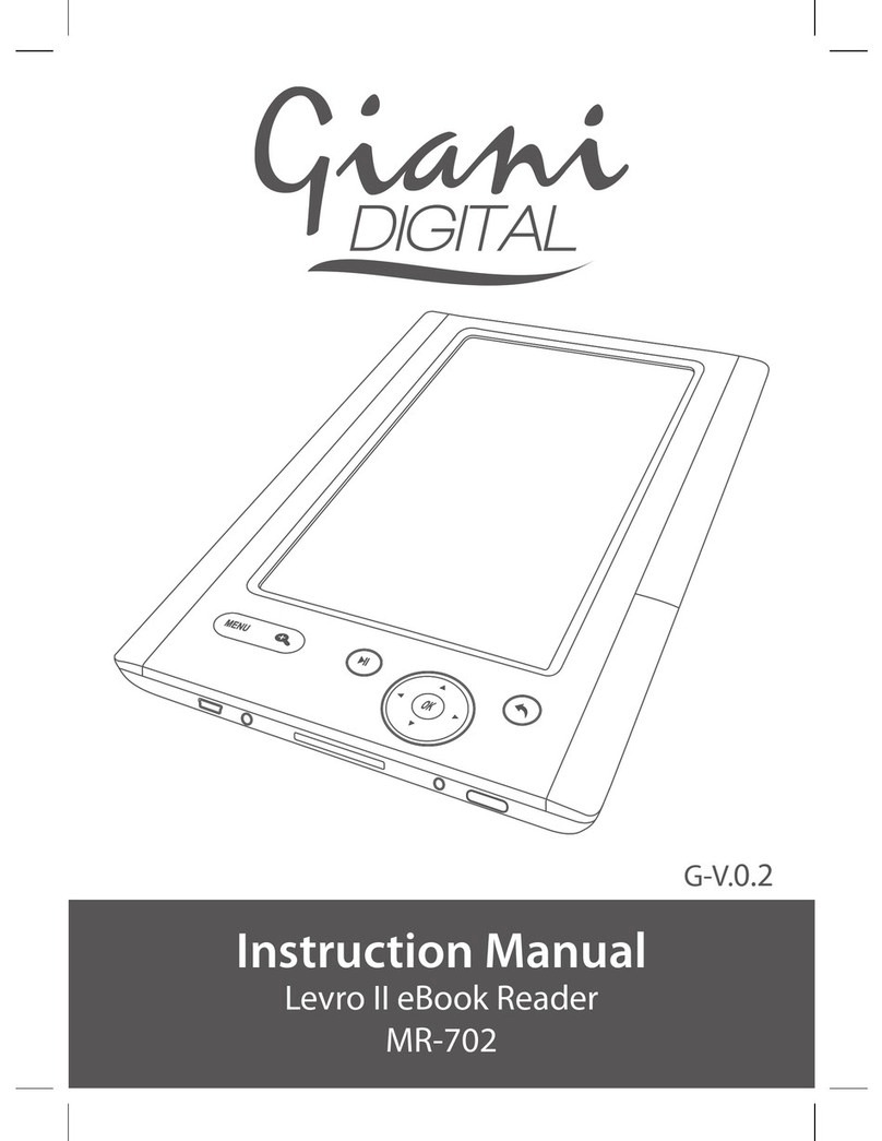 Giani Digital Levro II MR-702 instruction manual