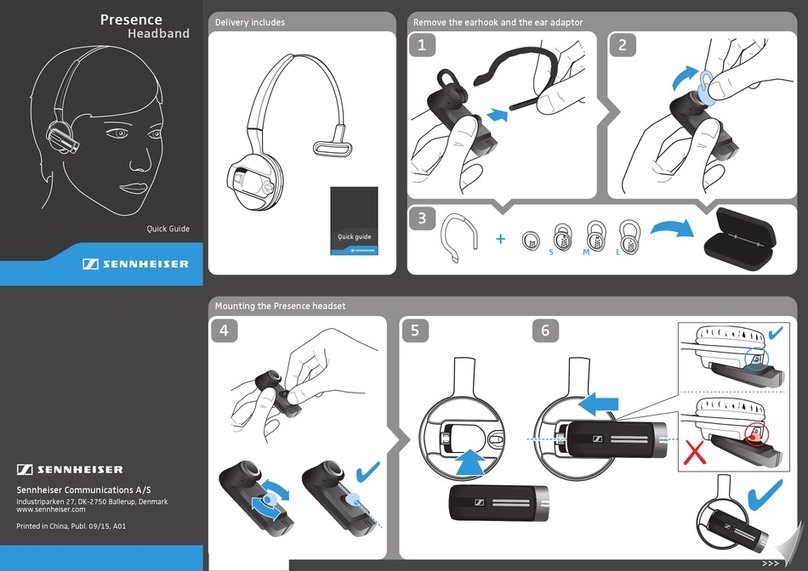 Sennheiser Presence Headset quick guide