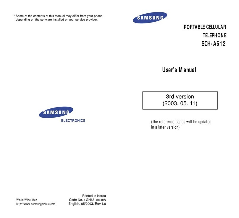 Samsung SCH-A612 user manual
