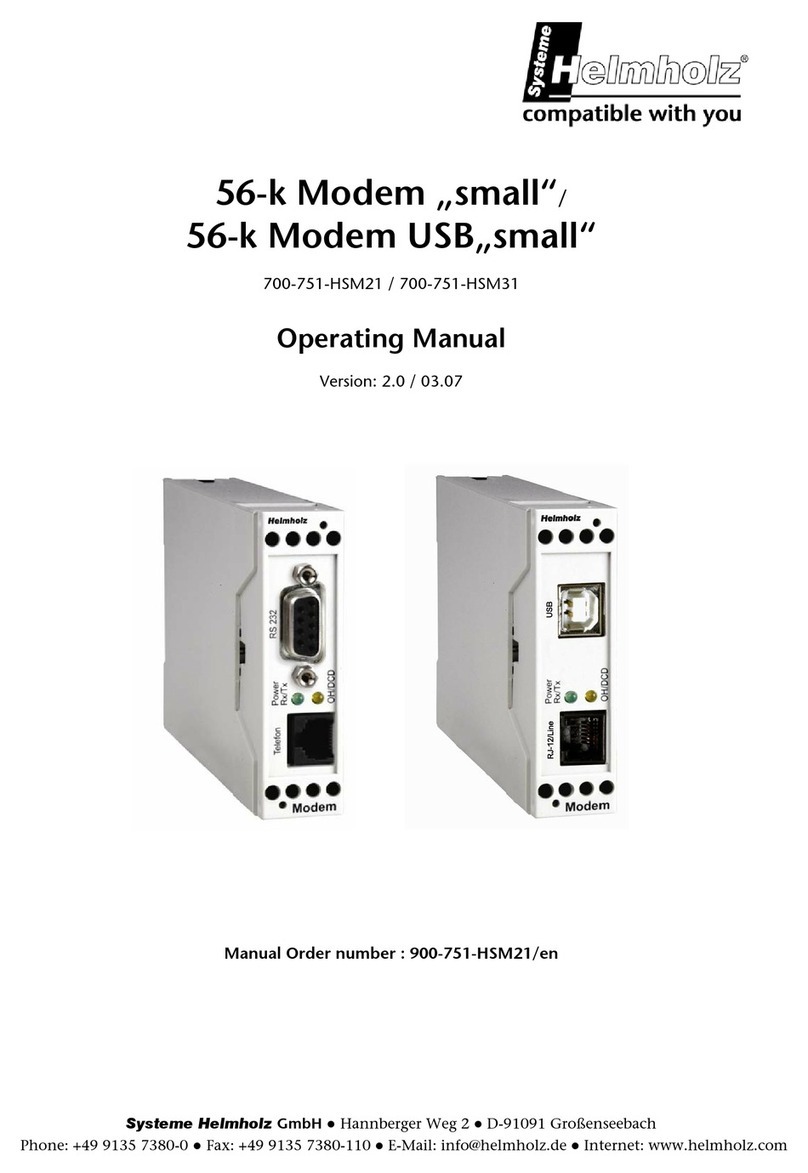 Helmholz Modem 56k small operating manual