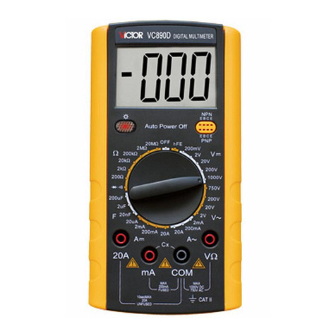Victor VC890D User manual