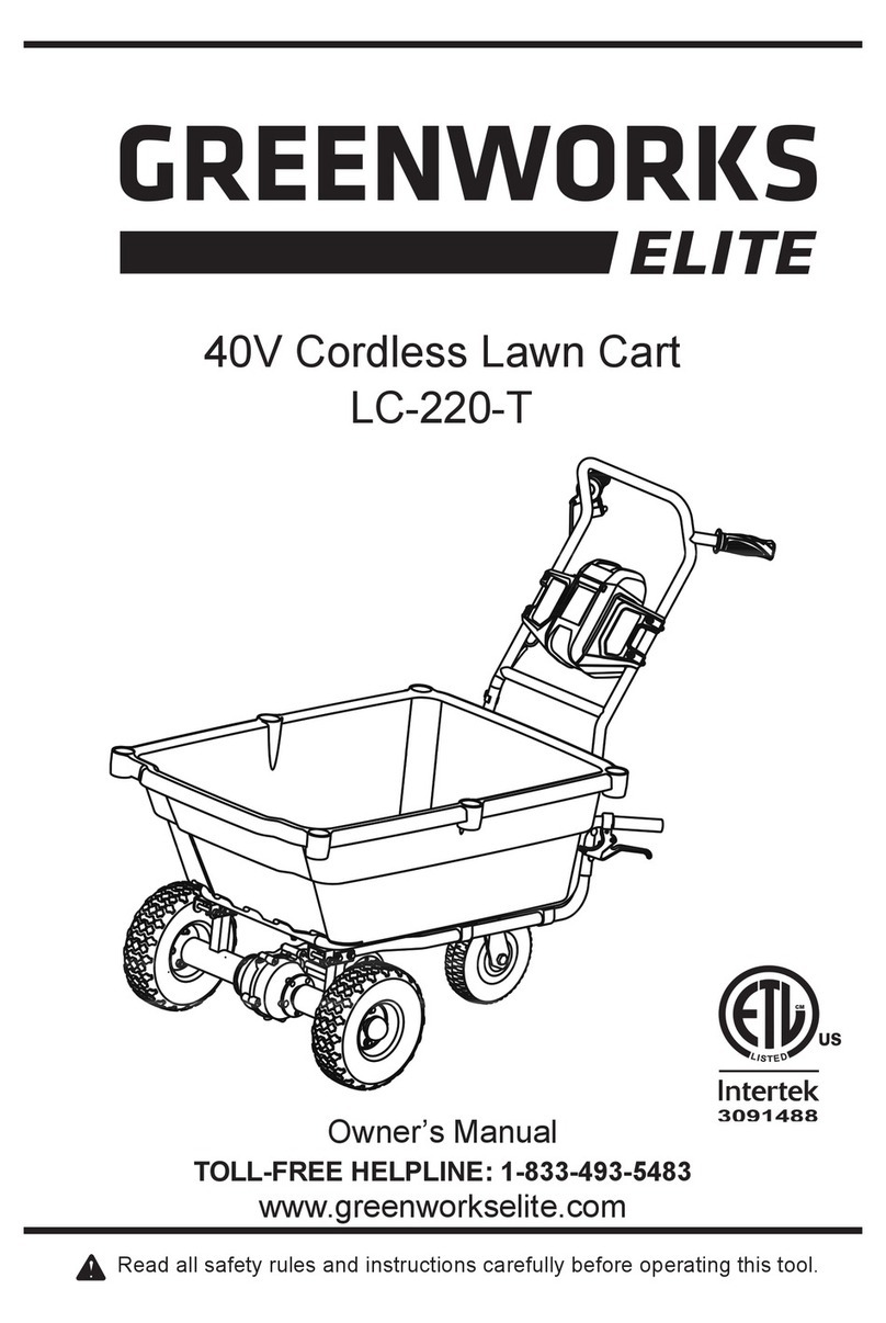 GreenWorks LC-220-T owner's manual
