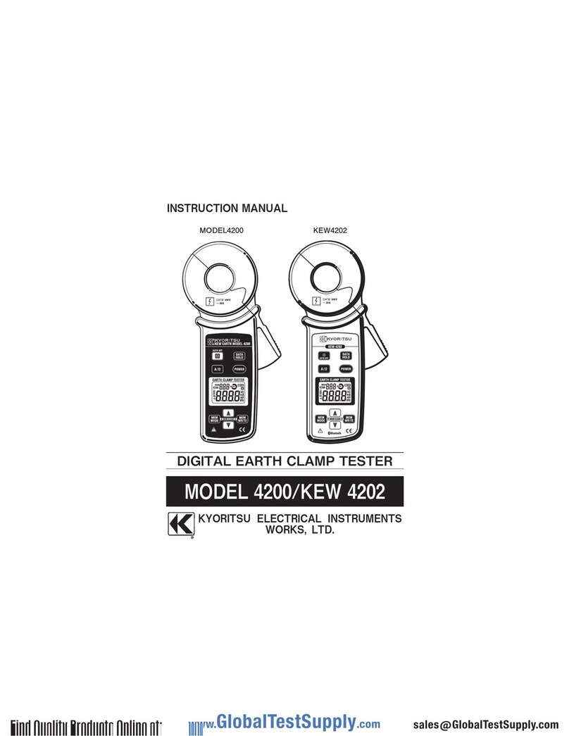 Kyoritsu Electrical Instruments Works, Ltd. 4200 instruction manual