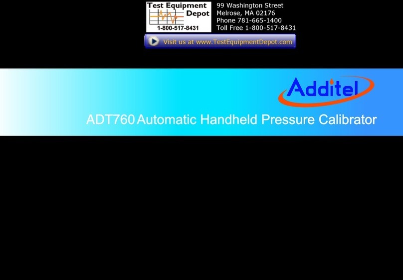 Additel ADT760 user manual