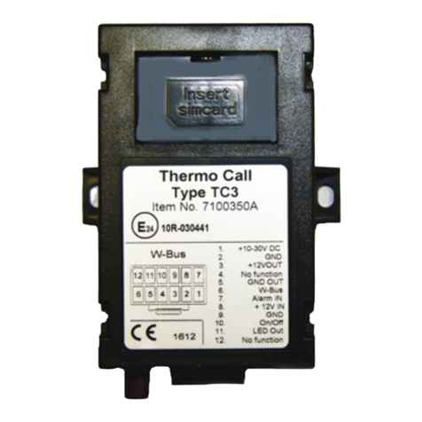 Webasto Thermo Call TC3 User manual