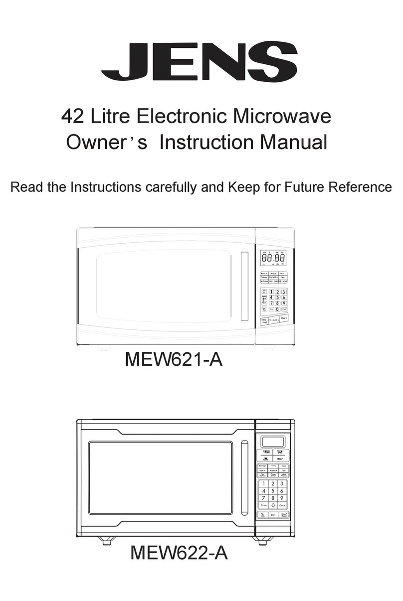 Jens MEW621-A Owner's instruction manual Jens MEW621-A Owner's instruction manual