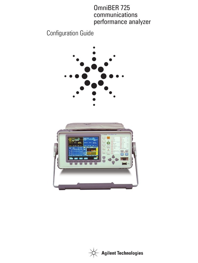Agilent Technologies OmniBER 725 User manual