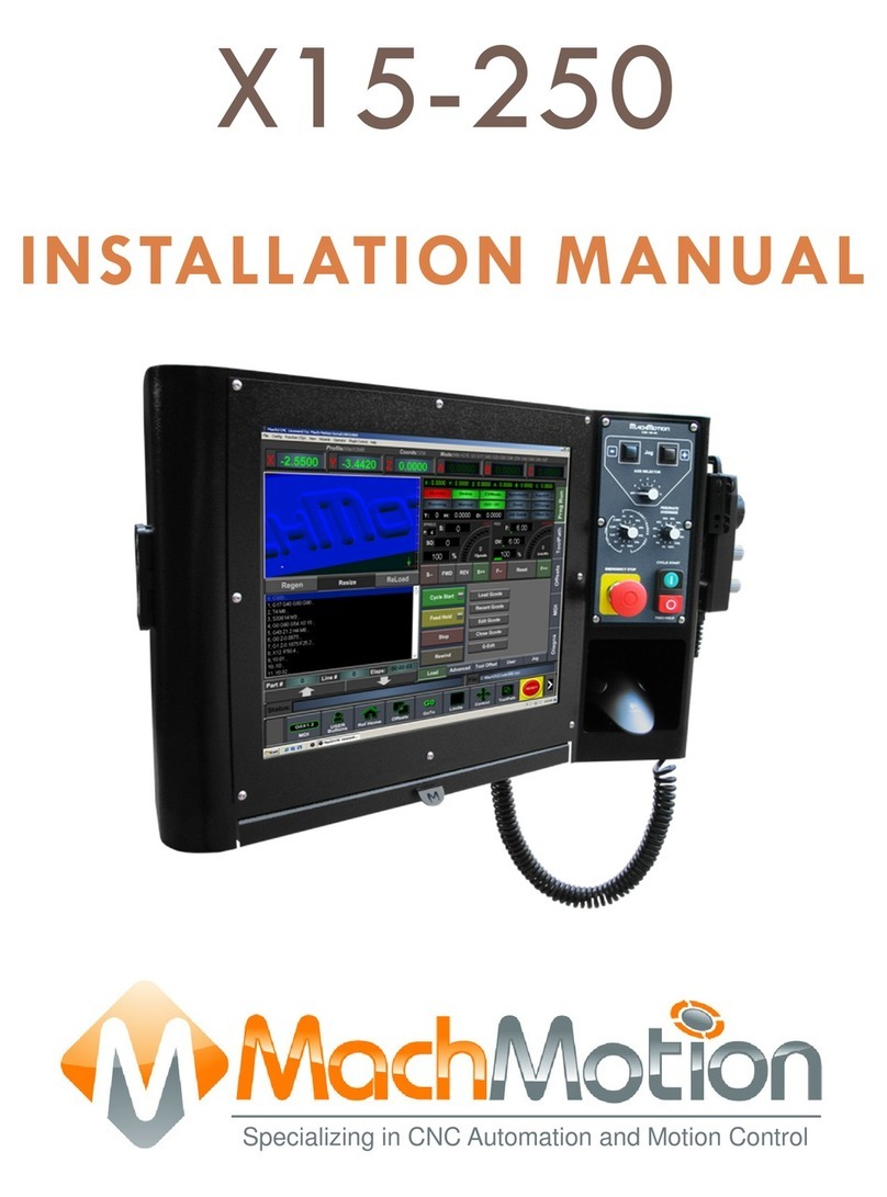 MachMotion X15-250 installation manual
