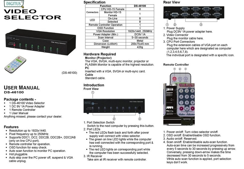 Digitus DS-46100 User manual