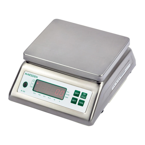 marsden B-100 User manual marsden B-100 User manual