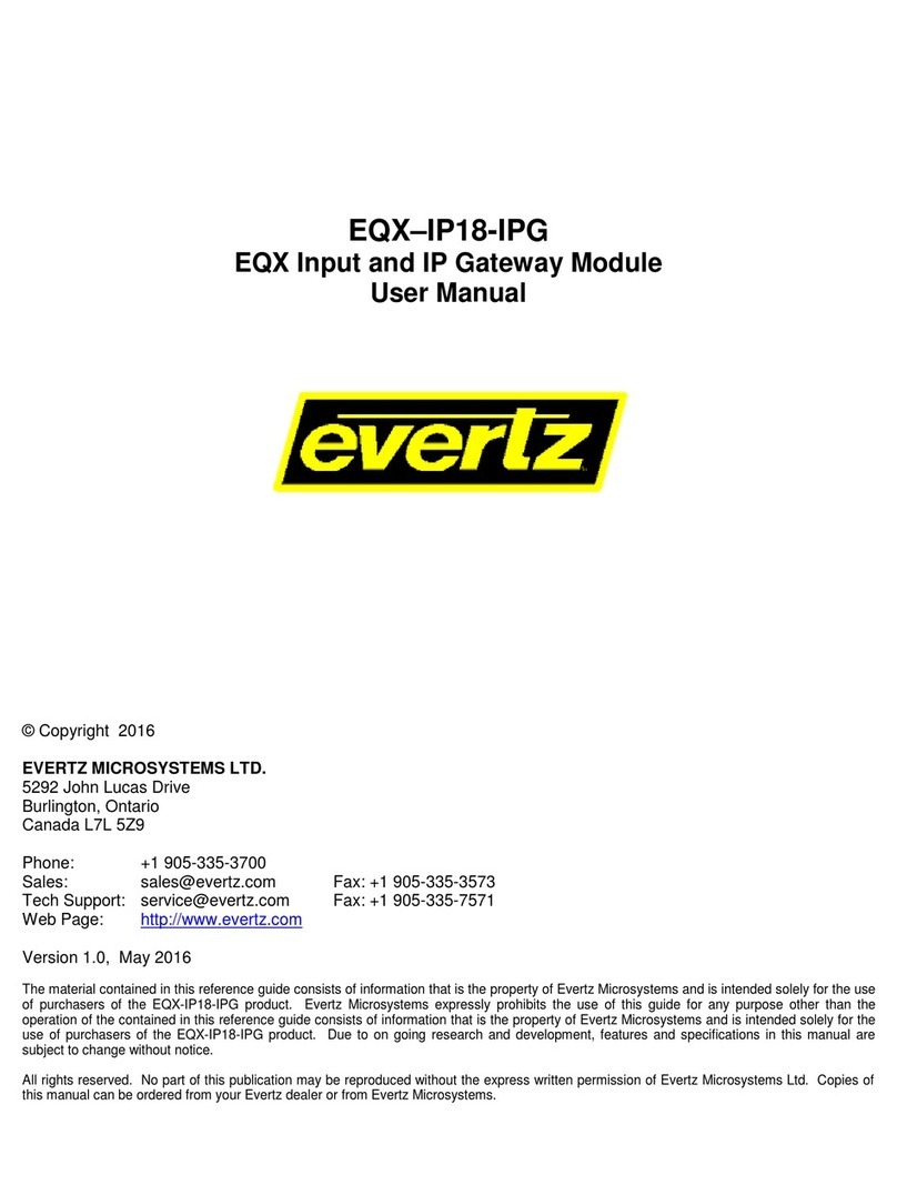 evertz EQX-IP18-IPG user manual evertz EQX-IP18-IPG user manual