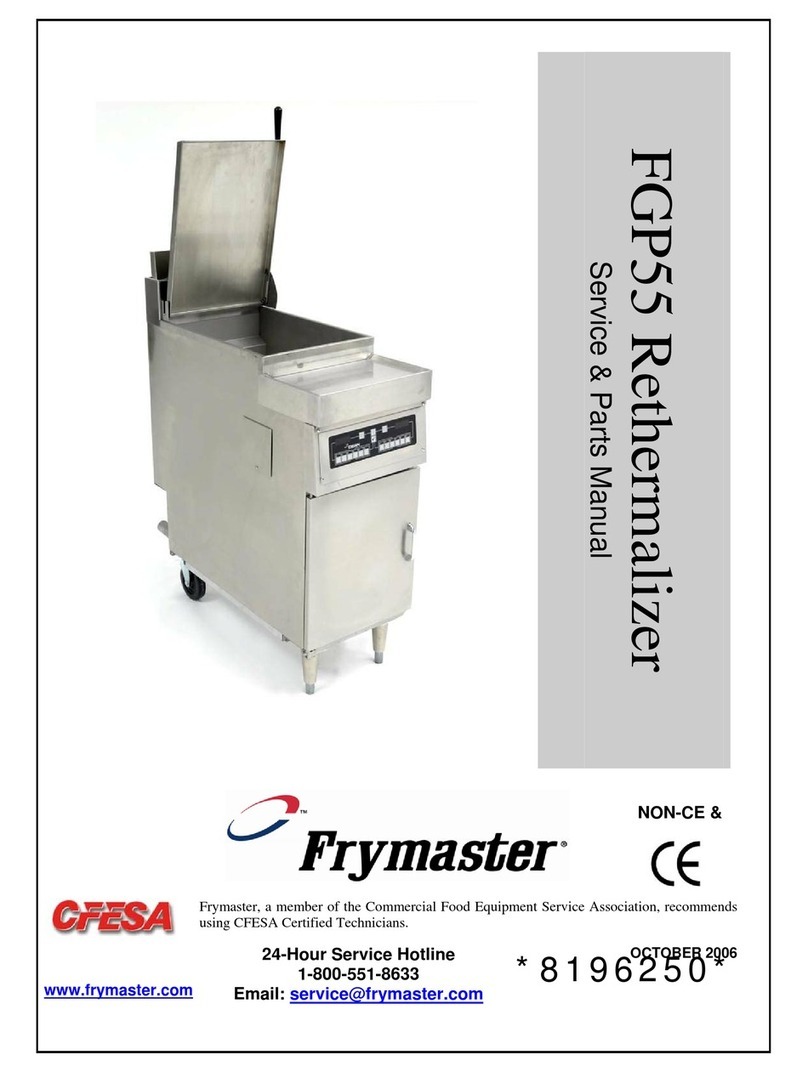 Frymaster FGP55 Series Service & parts manual