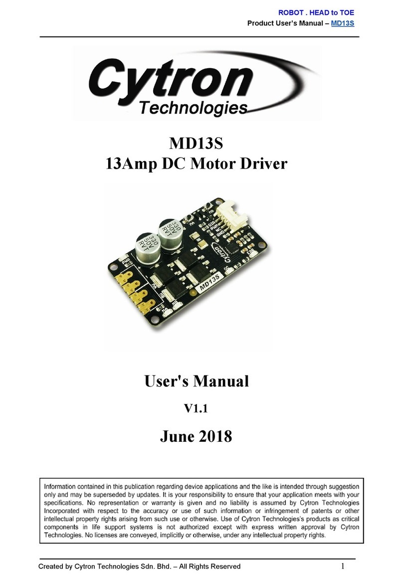 Cytron Technologies MD13S user manual