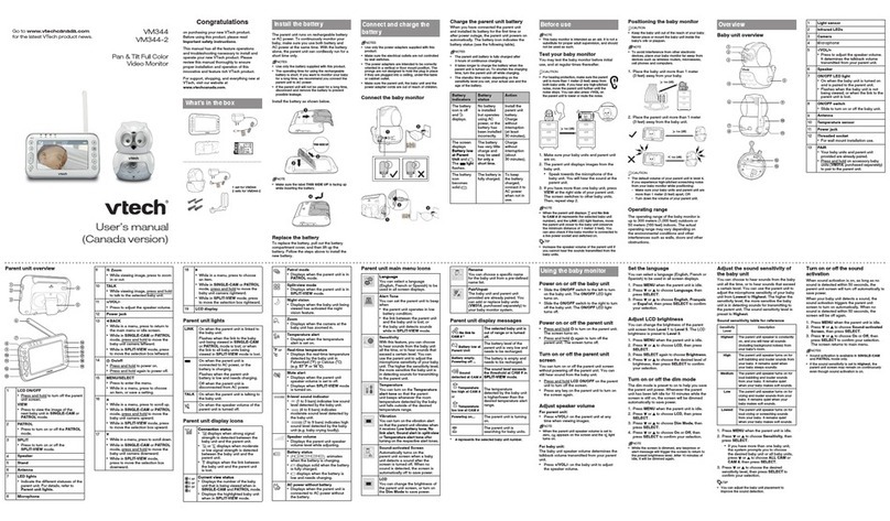 V-tech VM344 user manual