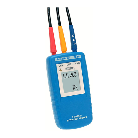 PeakTech 2530 Operation manual