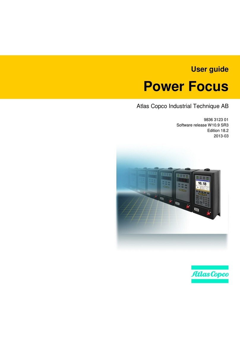Atlas Copco Power Focus 4000 Compact User manual