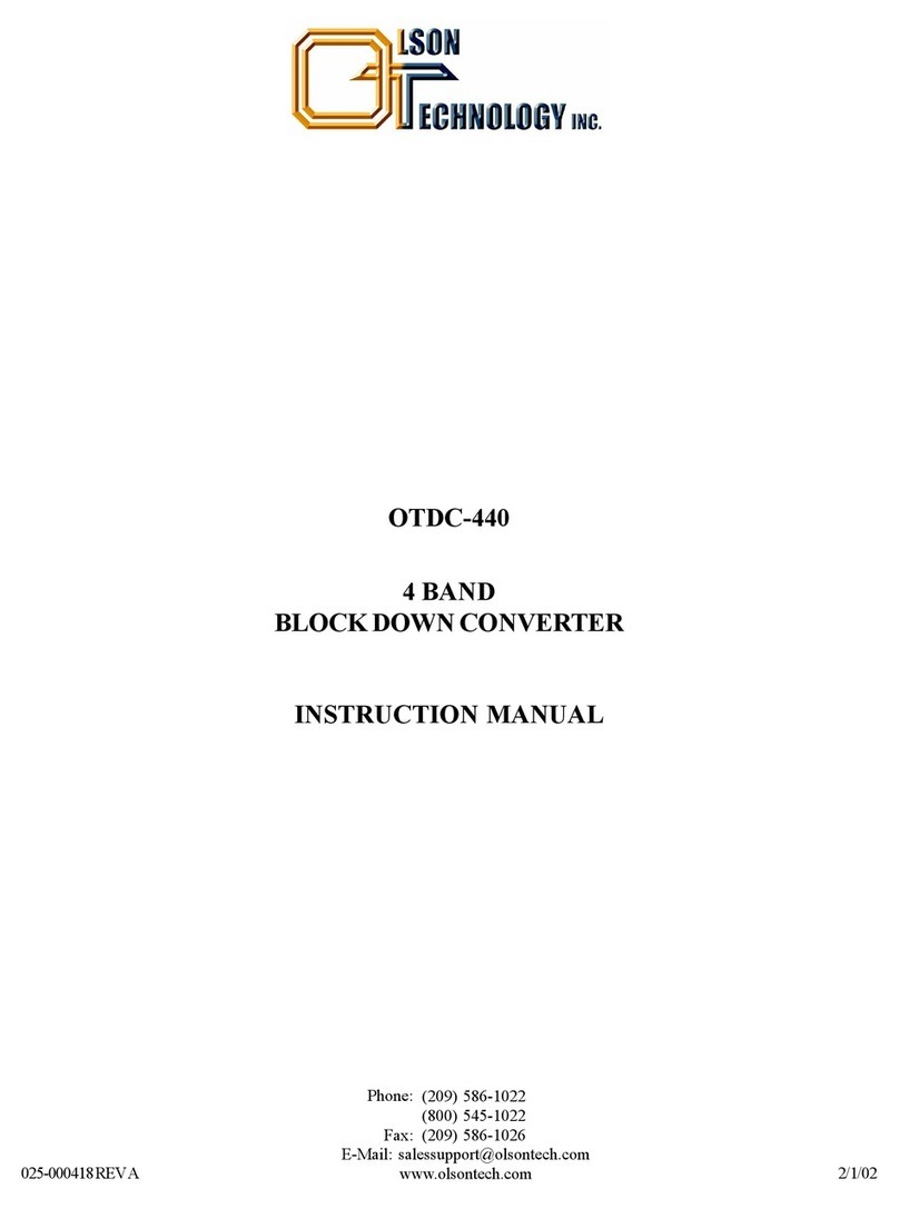 Olson Technology OTDC-440 instruction manual