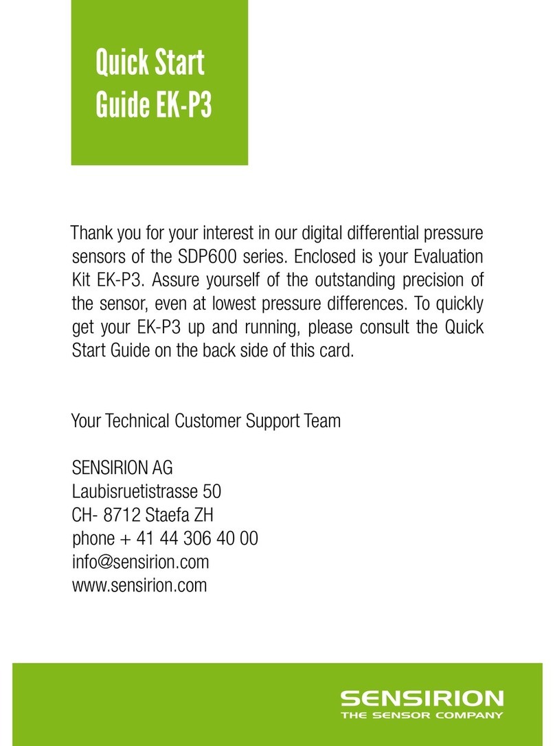 SENSIRION EK-P3 quick start guide