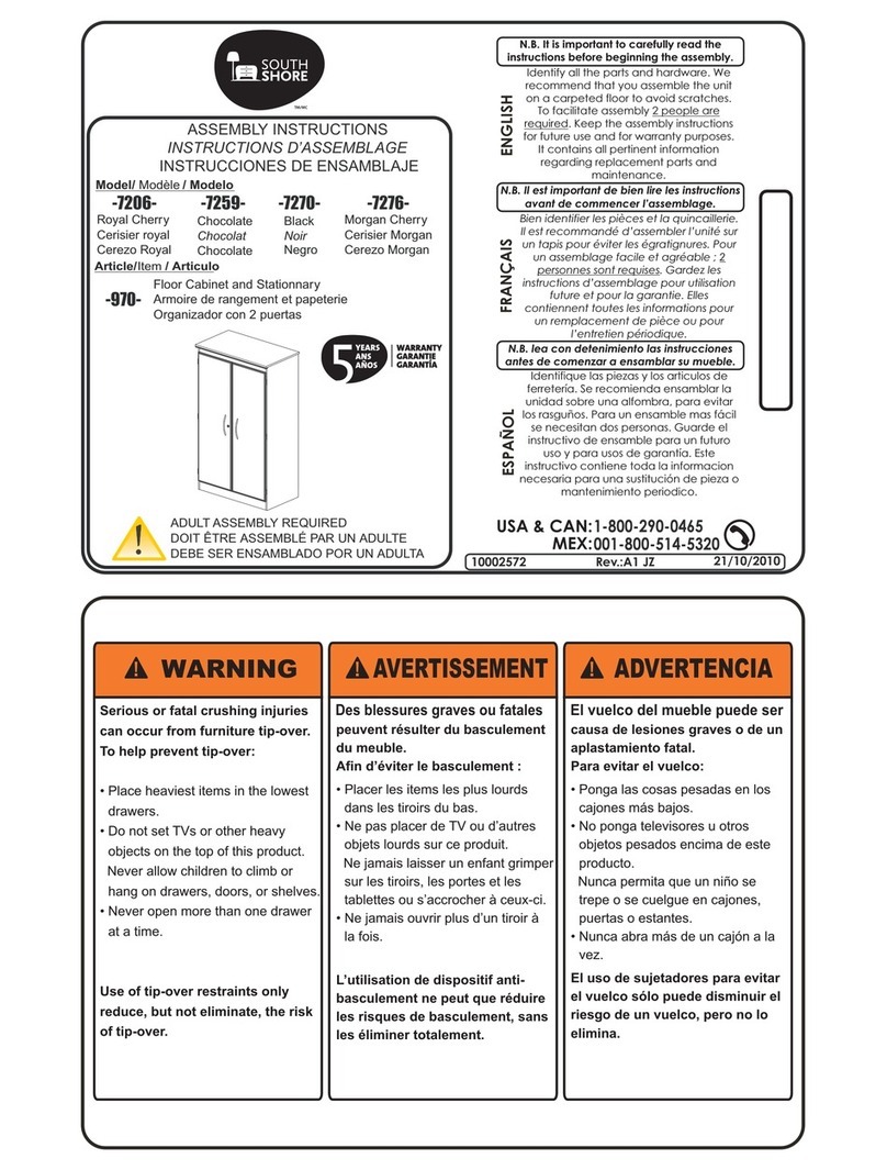 SouthShore 7259 User manual