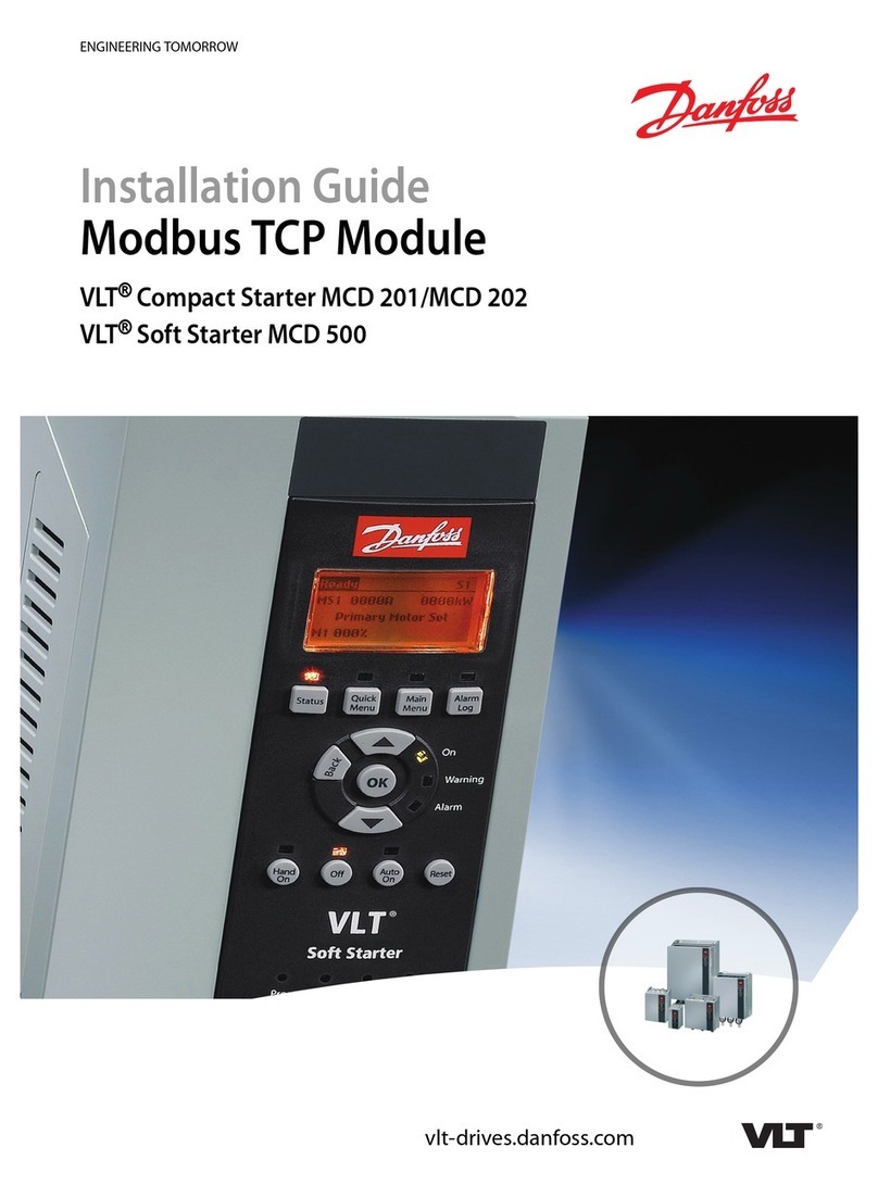 Danfoss VLT Compact Starter MCD 201 User manual