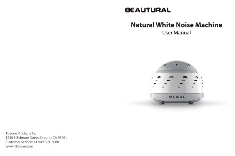 Beautural Natural White Noise Machine user manual Beautural Natural White Noise Machine user manual