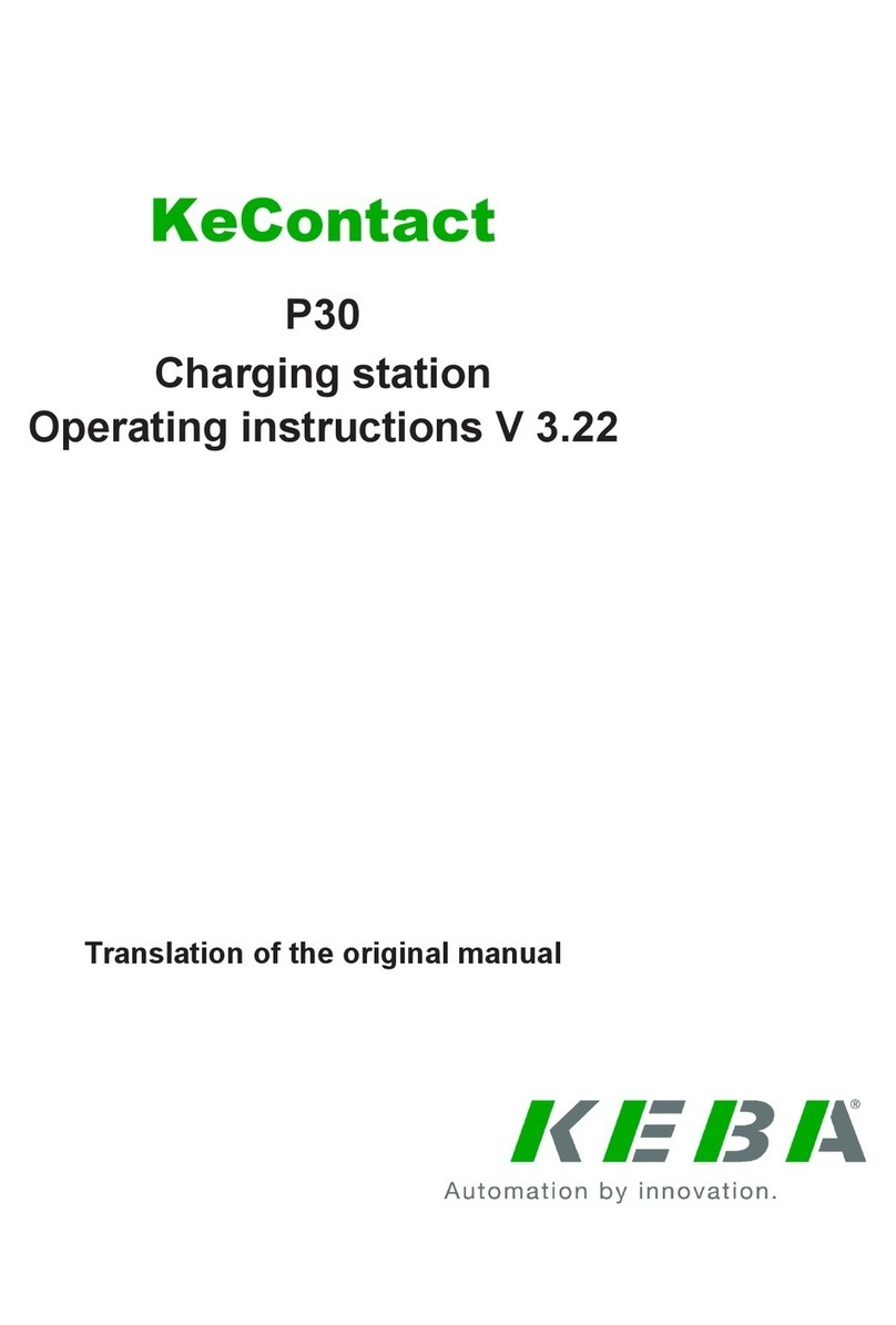 Keba KeContact P30 e-series operating instructions