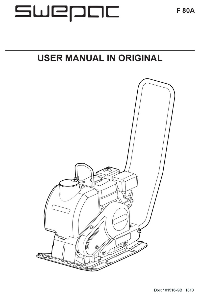 swepac F 80A USER MANUAL IN ORIGINAL