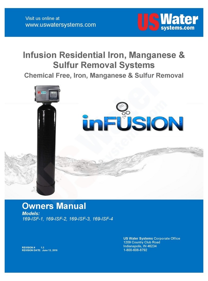 US Water Systems 169-ISF-1 owner's manual