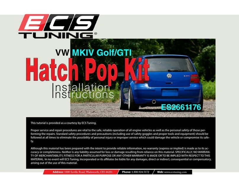 ECS Tuning Hatch Pop Kit installation instructions
