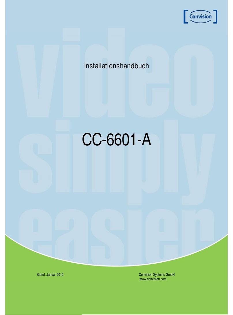 Convision CC-6601-A User manual