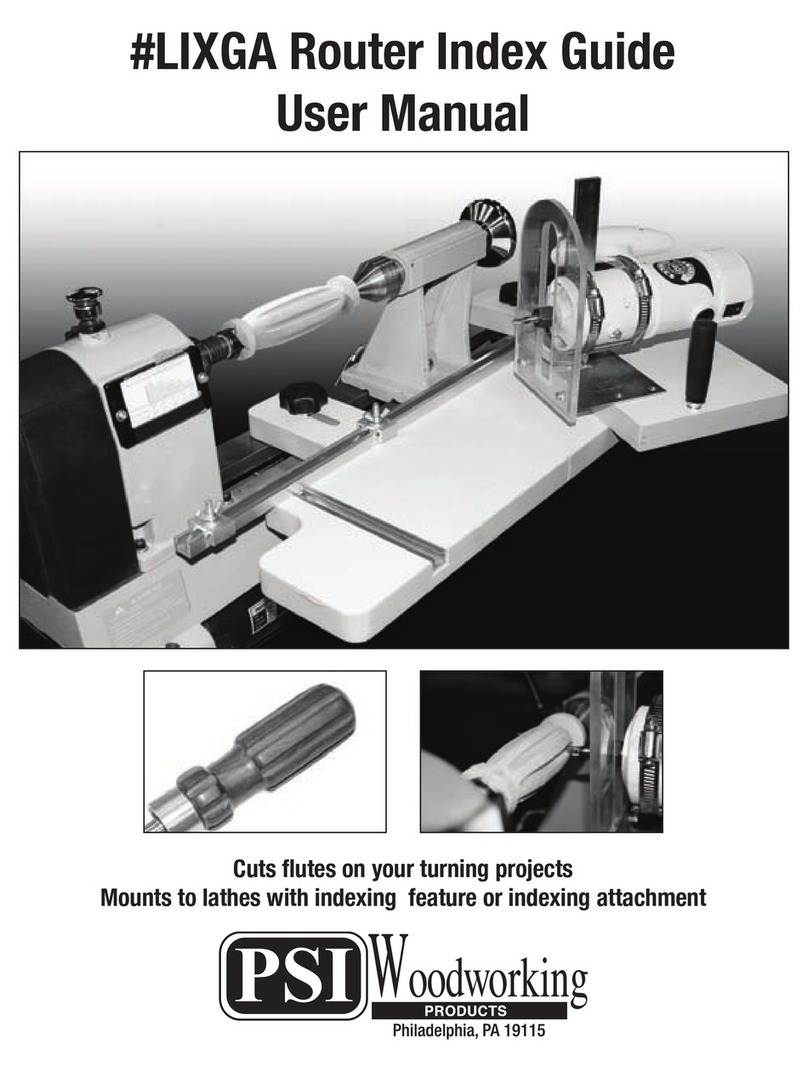 PSI Woodworking LIXGA User manual