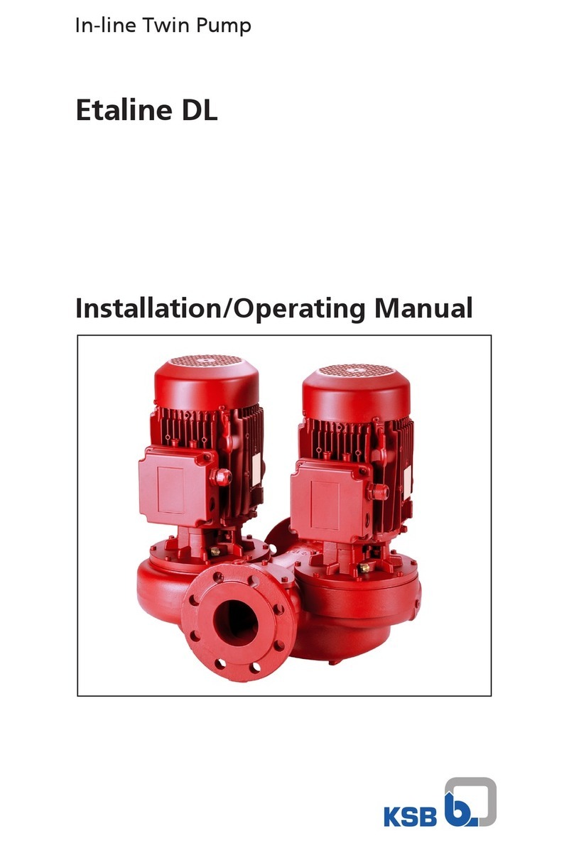 KSB Etaline DL Installation instructions