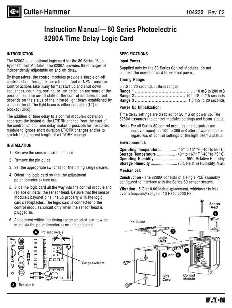 Cutler-Hammer 8280A instruction manual