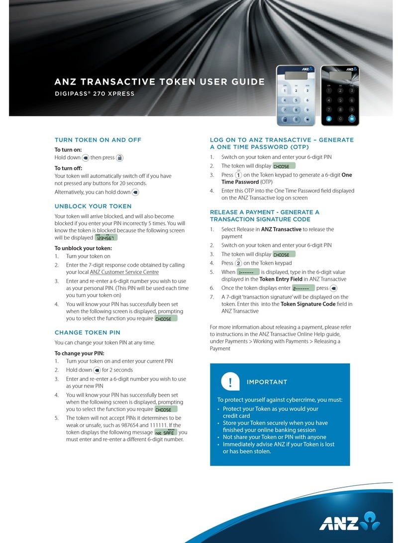 ANZ DIGIPASS 270 XPRESS user guide