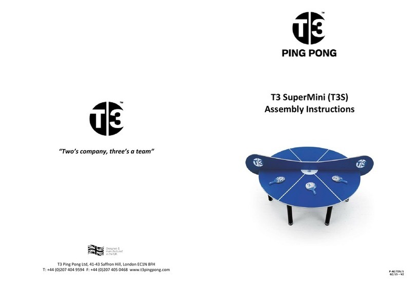 T3 Ping Pong T3 SuperMini Assembly instructions