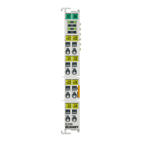 Beckhoff EL3101 Operator's manual