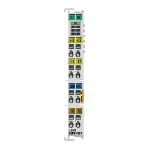 Beckhoff EL3702 Operator's manual