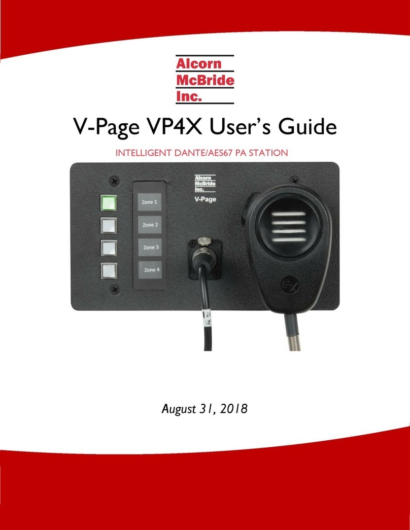 Alcorn Mcbride V-Page VP4X user guide