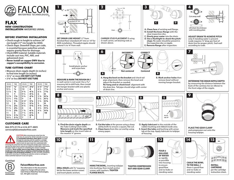 Falcon Flax User manual