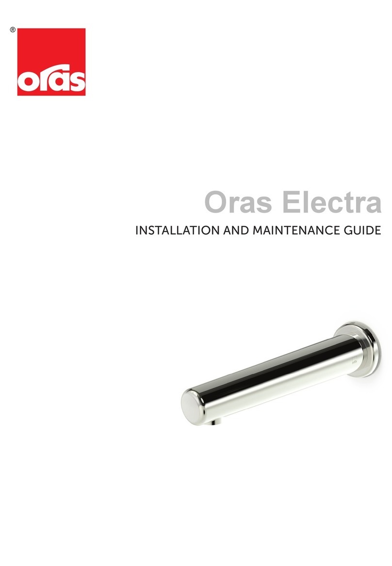 Oras Electra Installation and maintenance guide