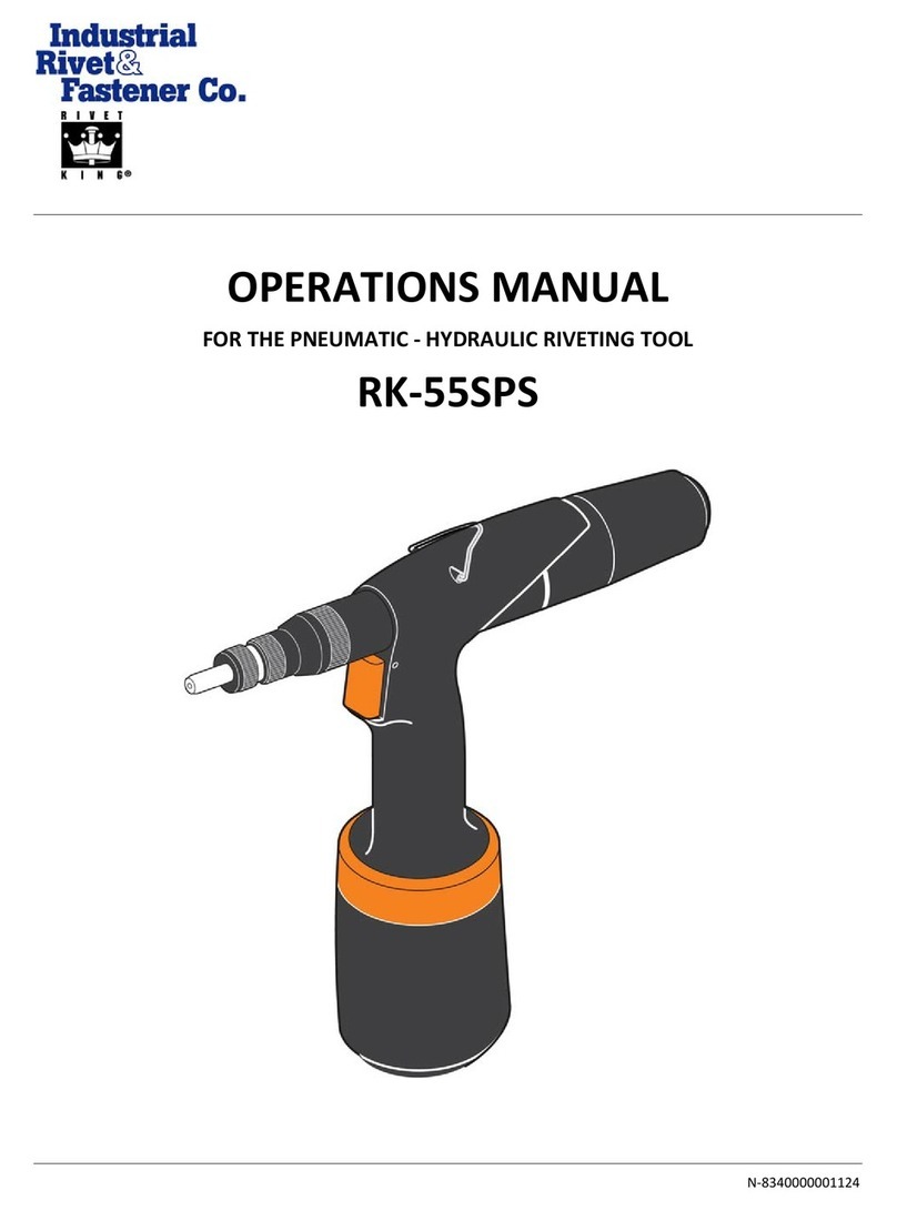 Rivet King RK-55SPS Operation manuals