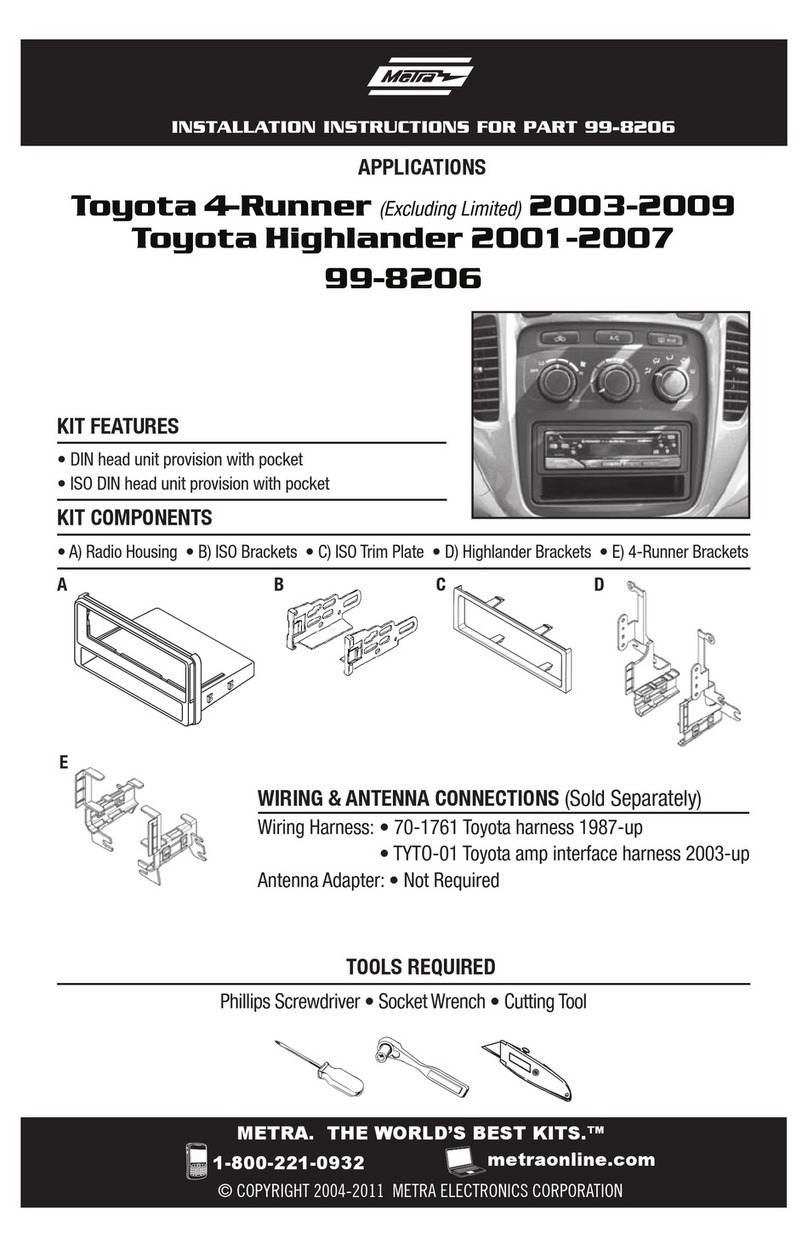 Metra Electronics 99-8206 User manual Metra Electronics 99-8206 User manual
