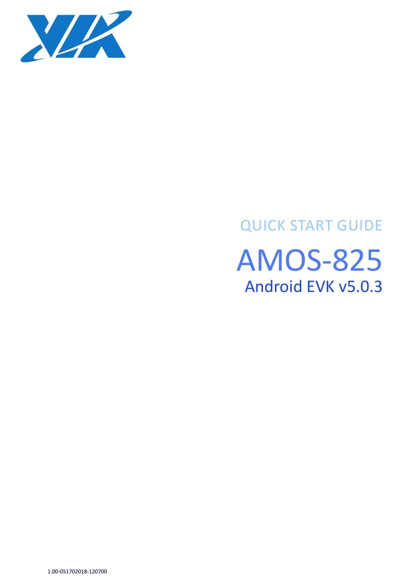 VIA Technologies AMOS-825 quick start guide