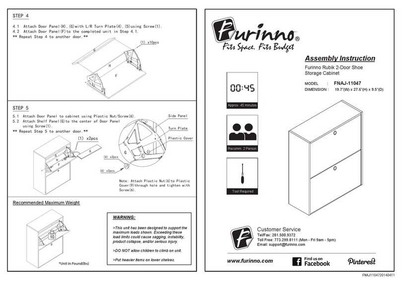 Furinno FNAJ-11047 User manual Furinno FNAJ-11047 User manual