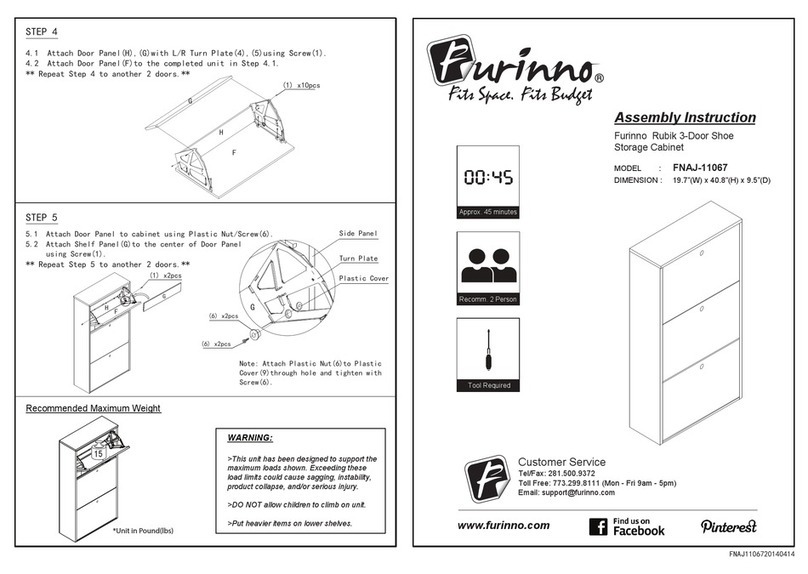 Furinno FNAJ-11067 Assembly instruction